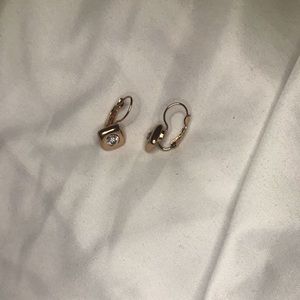 Vintage gold and diamond earrings